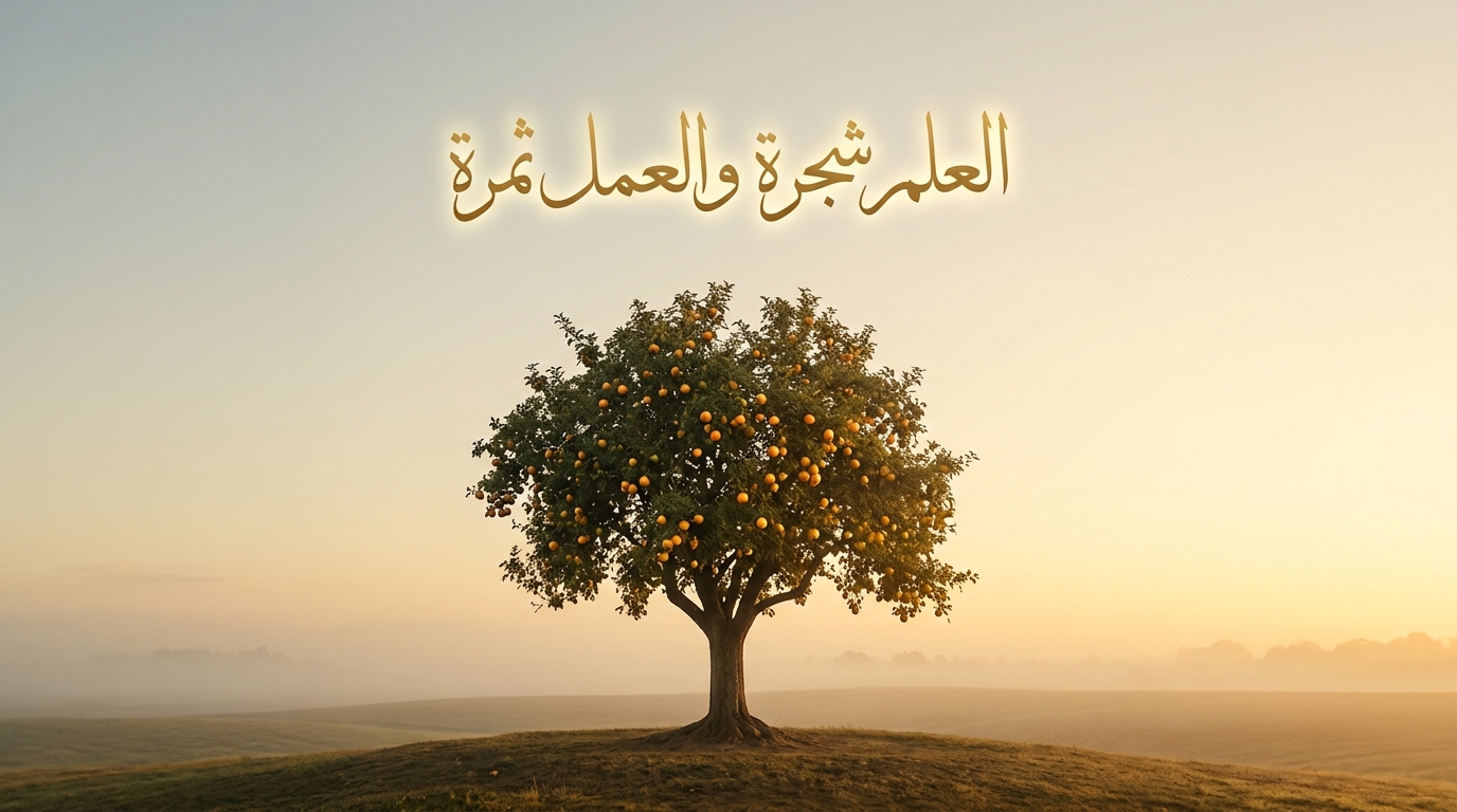 العلم شجرة والعمل ثمرة - Image 1
